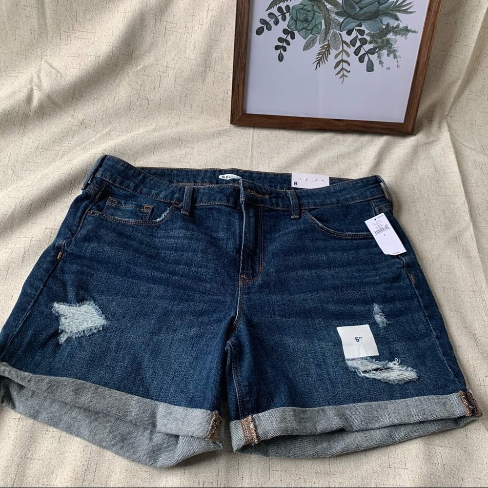 Denim shorts